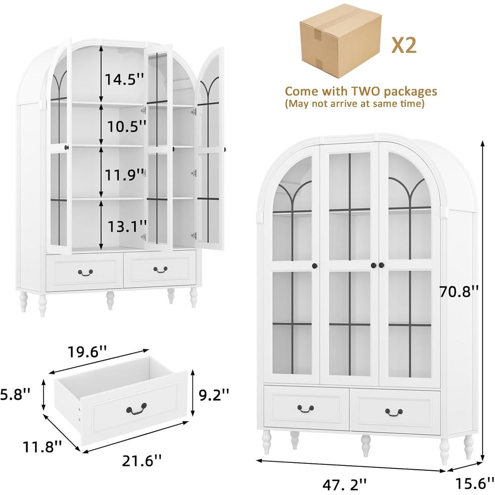 Lemari dapur berbentuk lengkun - Storage & Organization ulasan dan harga