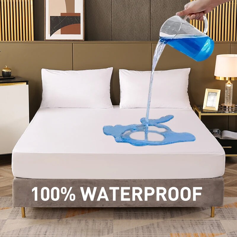 Sarung kasur anti air, penutup - Waterproof Mattress Protector Breathable ulasan dan harga