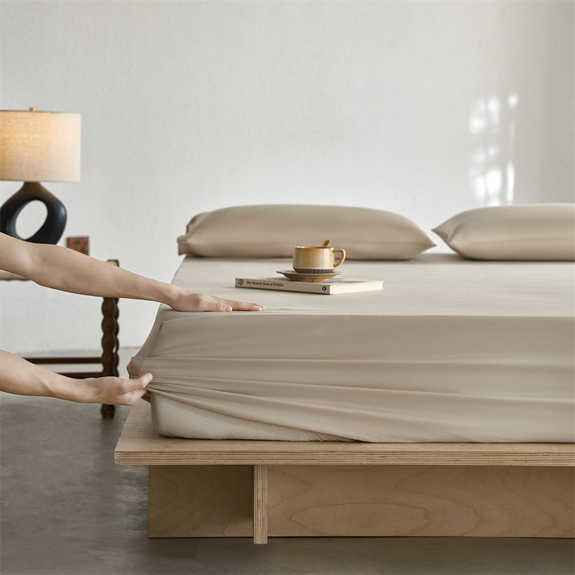Sprei Kasur Sutra Mulberry 100 - Fitted Bed Sheets Deep Pocket ulasan dan harga