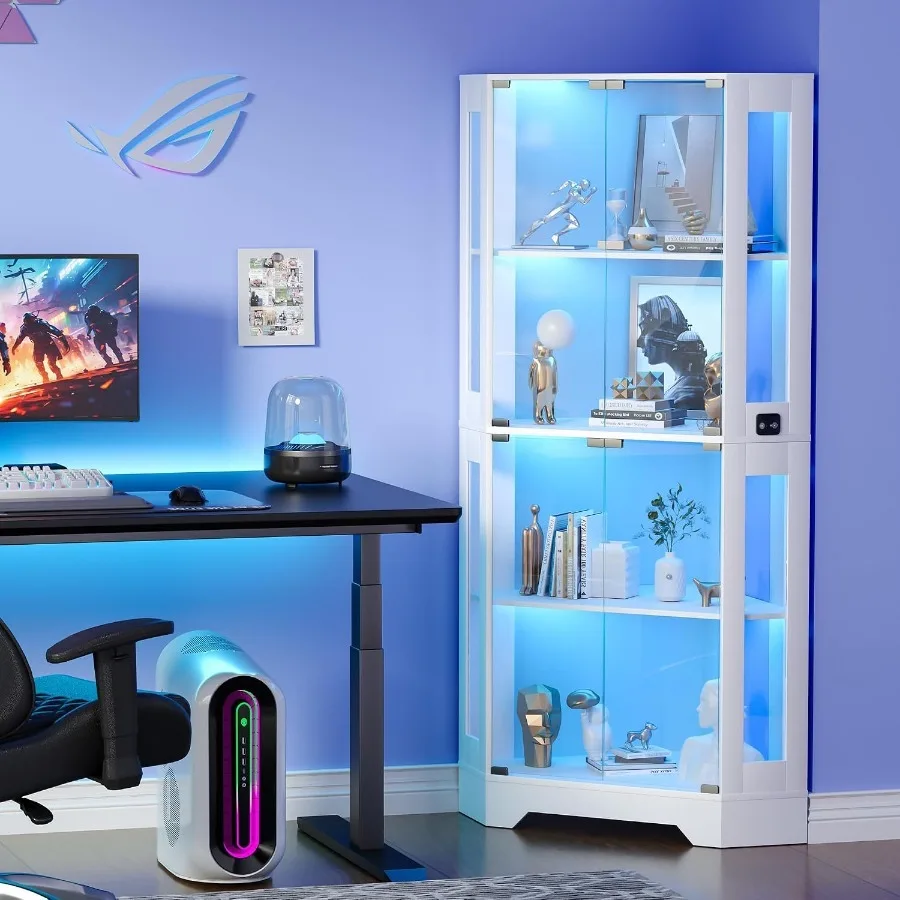 Lemari Koleksi Sudut Putih 65  - Storage & Organization ulasan dan harga