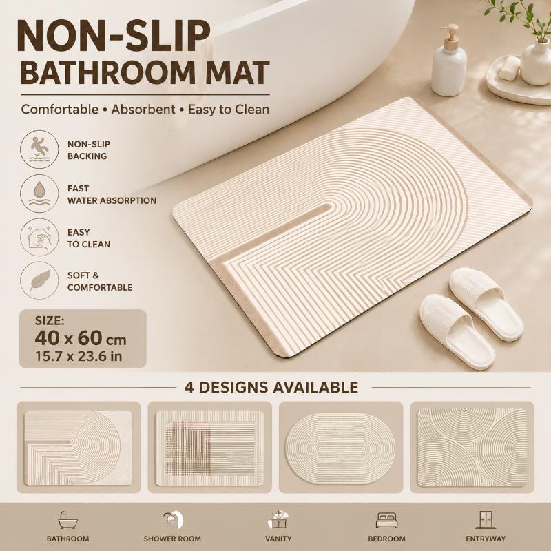 Keset Kamar Mandi Diatomite Be - Quick Dry Diatomite Bath Mat ulasan dan harga