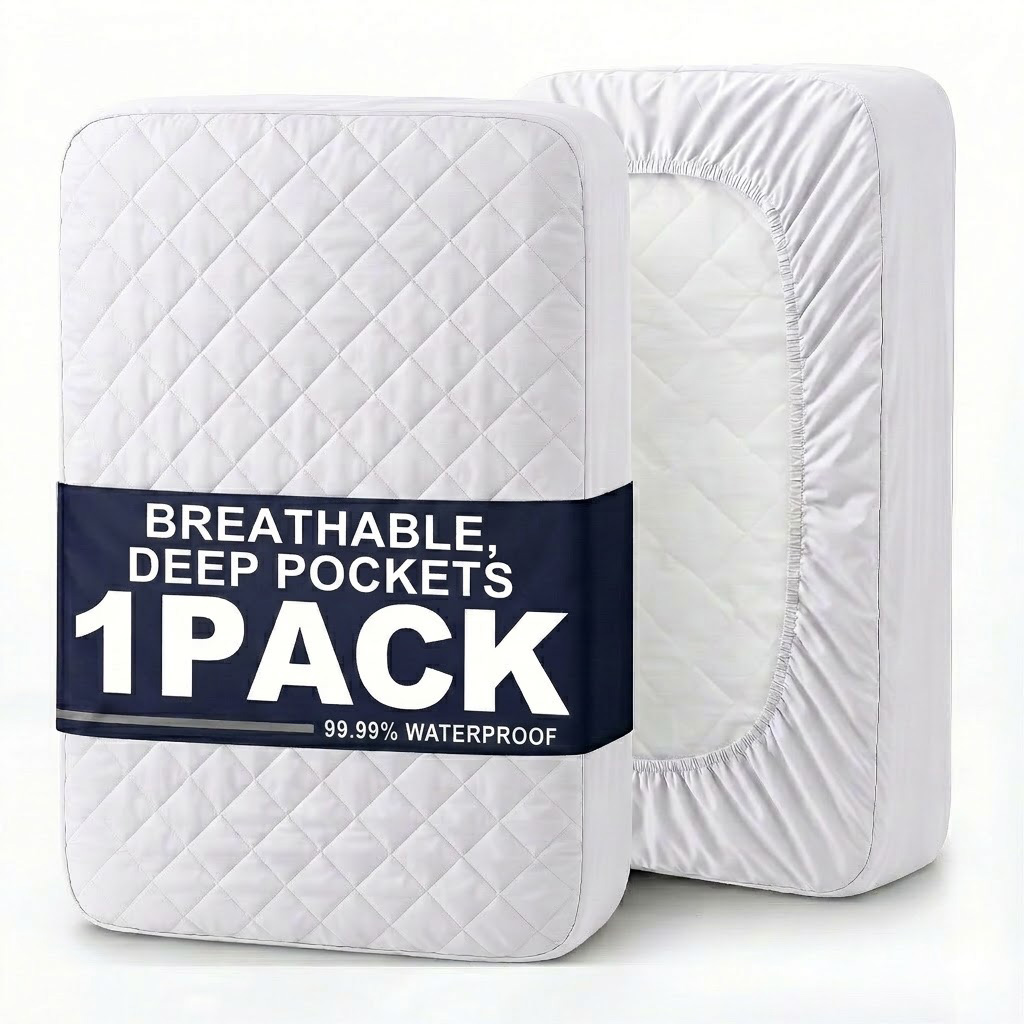 1pc Sprei Kasur Modern yang Le - Waterproof Mattress Protector Breathable ulasan dan harga